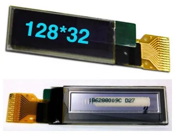 0,91-инчов 14-пинов син OLED екран SSD1306 Drive IC 128*32 матричен интерфейс I2C