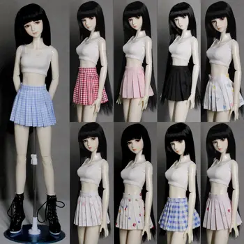 1/3 BJD кукла 60 см с пластмасова тръба на шарнирна връзка, подвижна кукла, бяла кожа, кукла с лицето на ръчно изработени, продава се с дрехи, перука