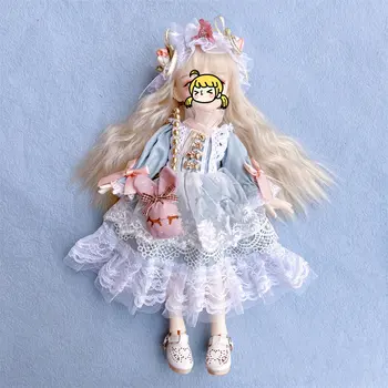 1/6 принцеса Рокля Bjd за кукли с дължина 28 см, аксесоари за облекло със седалище убором в комплекта не са включени