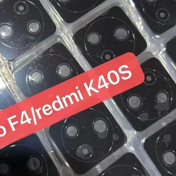 10 бр. за Xiaomi Redmi K40S Poco F4, със стъклен капак на обектива задната камера със самозалепваща стикер