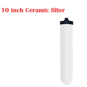 10-инчов керамичен филтър, кухненски, домакински филтър за вода, касета с активен въглен, с взаимозаменяеми елемент за пречистване на вода