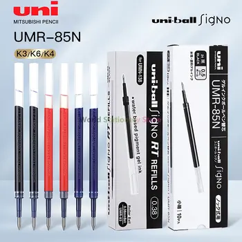 10 Пълнители за гелевых дръжки Uni UMR-85/83 0,5 мм Химикалка Писалка салата UMN-105 UMN-152 UMN-207 Офис Аксесоари, Канцеларски материали