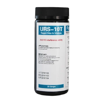 100 Ленти от реактиви за анализ на урината URS-10T, 10 Параметрите на тест-ленти за изследване на урината