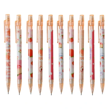 10шт Автоматични моливи Детски Канцеларски материали Училище офис Натиснете Дръжката пишещи средства 45BA