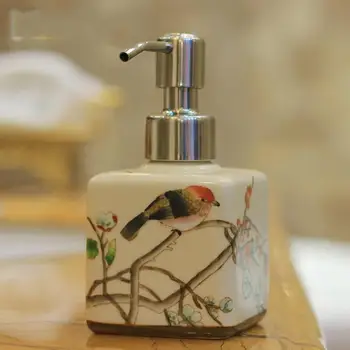 180ml wykwintne ręcznie malowane porcelany małe dozownik z pompką dage kolekcjonowania porcelany dozownik mydła w płynie