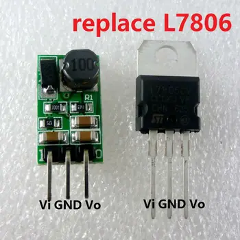 1A DC 7,5-40, от 12 до 6 на Регулатор На DC-DC стъпка надолу преобразувател на модулна платка замени чип LM7806 L7806 TO-220