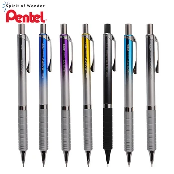 1бр Механичен молив Pentel XPP1005G Наклон на цвят, С Противоразрывным метална сърцевина С Нисък Център на Тежестта За рисуване Студент 0,3/0,5 мм Олово