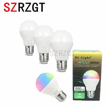 2,4 G led spot лампа AC86-265V Mi Smart Light bulbs с регулируема яркост RGB + CCT E27 6 W смарт led лампа