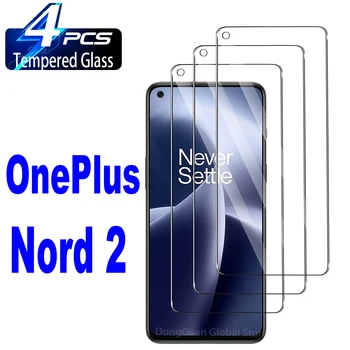 2/4 бр. Закалено стъкло за OnePlus Nord 2 Nord2 5G защитно стъкло фолио за екрана