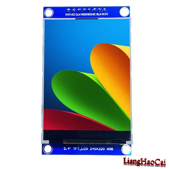 2.4-инчов Модул LCD дисплей ILI9341 ПХБ базова такса 8-пинов Без допир 11P Тъчпад С Широк зрителен Ъгъл 4-жични интерфейс SPI