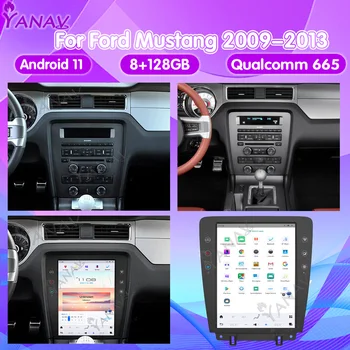 2 Din Android автомагнитола за Ford Mustang 2009-2013 GPS навигация мултимедиен плейър авто стерео 4G LTE Carplay главното устройство