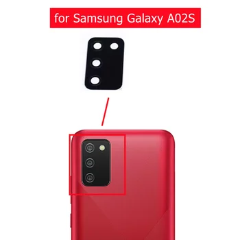 2 бр. за Samsung Galaxy A02S помещение стъклен обектив на Задната камера обектив с лепило 3 м Подмяна на резервни части за ремонт на