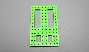 20 бр/лот, 56x37 мм Зелена дограма сам малка Мини-модел на дънната платка събрани материали технология на производство модел играчки