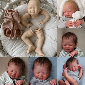 20-инчов комплект Vito Reborn Кукла Reborn Baby Реален размер Baby Doll Сам Непълни Кукли-реборны Играчки за деца