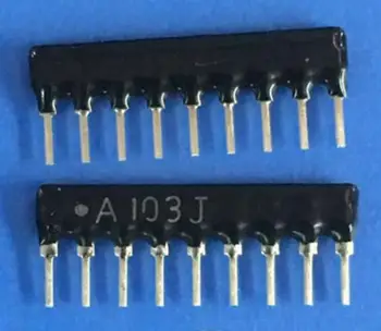 200 бр./лот Мрежа резистор 9pin 1/8 W 5% A09-103JP A103J 10K A09-331JP A331J 330R 4,7 K 1K 2,2 K 3,3 K 20K Изключение DIP