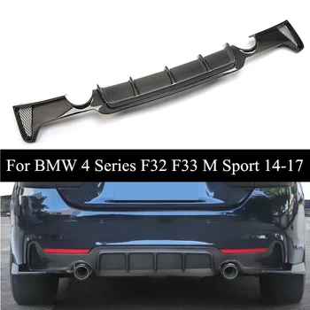 2014-2017 година Дифузер на задната броня от настоящето въглеродни влакна за B-MW 4 серия F32 F33 M Sport 430i 435i за стайлинг на автомобили