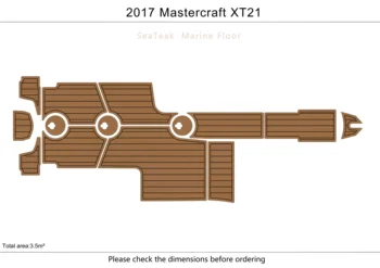 2017 Mastercraft XT21 Кокпит 1/4 
