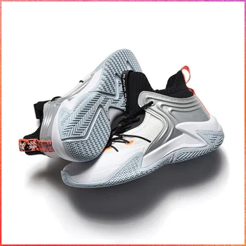 2023 Нова Баскетболни обувки Въздушна Нескользящая Спортни и Ежедневни Баскетболни обувки От ультраволокнистой на кожата Със стабилно сцепление на Спортни обувки на открито