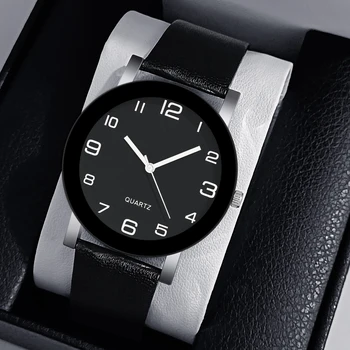 2023 Нови мъжки часовници с прости цифрови везни за почивка, мъжки колан, кварцов мъжки часовник