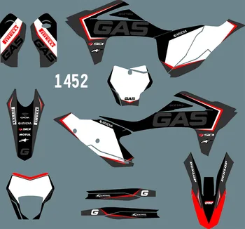 3 Стил Мотоциклетът Стикер Графична Стикер Комплект DECO За Gas Gas Ендуро 2021 2022 ЕО ECF MX MC MCF 250 300