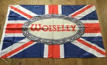 3X5 ФУТА 90x150 см Обичай флаг Wolseley GB от 100D полиестер, банери