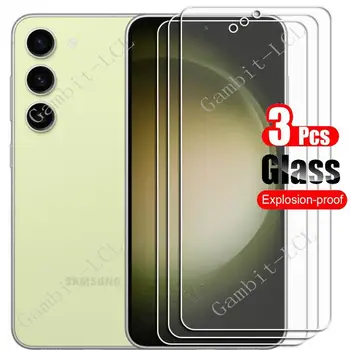 3ШТ HD закалено стъкло за Samsung Galaxy S23 + S23 S23PLUS плюс защитно фолио на защитно покритие на екрана GalaxyS23