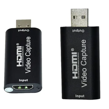 40 компл./Лот 4K, HDMI Карта заснемане на видео Потоковая Такса VHS Capture USB 2.0 1080P Card Grabber Box Recorder За Игра в DVD-камера PS4