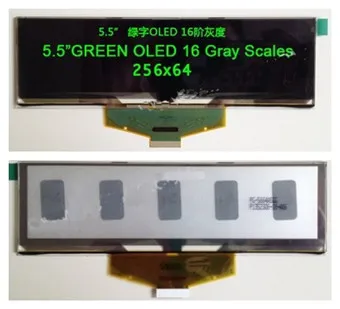 5,5 инча 30PIN зелен OLED екран SSD1325 автомобил с IC 256*64 SPI паралелен интерфейс