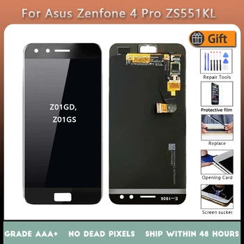 5,5 Нов За Asus Zenfone 4 Pro ZS551KL LCD екран възли с докосване на стъкло, Z01GD LCD дисплей оригиналния Черен