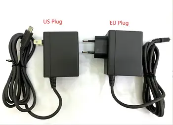 5 бр. зарядно устройство Type-C за Nintend Switch NS Зарядно устройство за видео игра конзола, стенен адаптер, кабел за зареждане захранващ блок за домашна употреба при пътуване