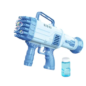 5 бр. пистолет за сапунени мехурчета с 32 дупки, детска играчка Ракета, Машини за сапунени мехури, автоматична вентилатор, преносими играчка-Помперос за детски подарък