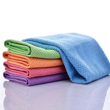 5шт Кърпички за почистване от микрофибър за еднократна употреба Easy Clean Аксесоари за домашни ястия Почистващи кърпи, Домакински парцал Кърпа за почистване на съдове