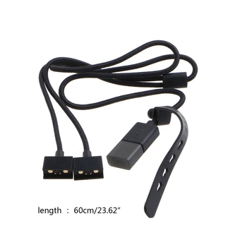 60 см и USB кабел за зареждане, найлон плитка, разменени тел за смарт точки razer Dian, резервни части за ремонт на Директна доставка