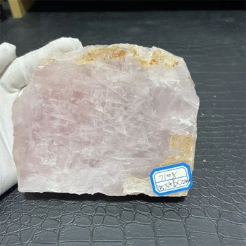 710 грама естествени необработени кристал, розов кварц, поставка за бижута от необработени прозрачен кварц
