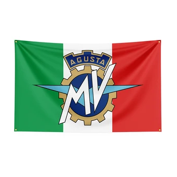 90x150 см Флаг MV Agustas, Банер за Състезателен Автомобил с Принтом от Полиестер -Декор Хартата ft, декорация на хартата, Банер За хартата