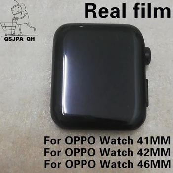 99D Защитно фолио е с пълно покритие за OPPO Watch 41 мм 42 мм и 46 мм, Мека Кръгла Защитно покритие за екрана, Аксесоари (без стъкло)