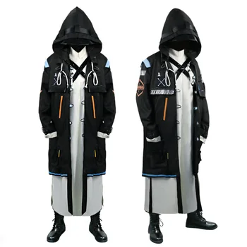 Arknights Cosplay костюм B101 Dr. Дълго палто, яке за Мъже детска облекло Пълен комплект костюми за бала в чест на Хелоуин