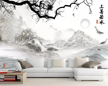 Beibehang Потребителски тапети, стенни картини, китайски телевизор, стенни живопис, начало декор, хол, спалня, фонова стена, 3D тапети
