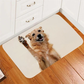 CLOOCL, модерен килим с 3D принтом, хол, диван, Маса, стол, подложка за краката, Куче, Поднимающая лапа, Поздоровайся, графичен подложка за коридор