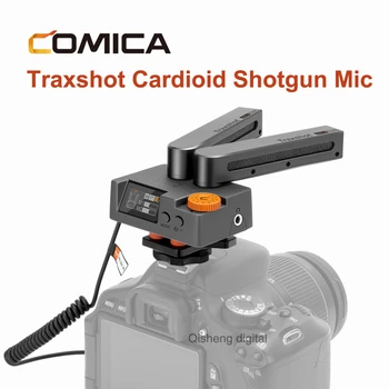 Comica Traxshot Супер Кардиоидный Трансформируемый Микрофон-Пушка за iPhone и Android-смартфон Canon, Nikon, Sony DSLR Фотоапарат