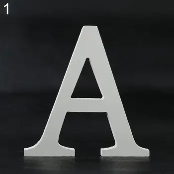 Decoration Wedding Creative Thick Wooden Letters Alphabet Birthday Party Home Decorations Crafts Arts дървени букви на азбуката