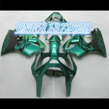 Dor-Нов Дизайн на зелено-черен, пълен обтекател за KAWASAKI Ninja ZX6R 636 2000-2002 ZX 6R 00-02 ZX6R 00 01 02 2000 2001 2002 D