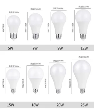 E27 E14 B22 Энергосберегающая Led Лампа Водоустойчив IP55 3 W 5 W 7 W 9 W И 12 W 15 W 18 W 24 W LED 2835 Бяла/Топло Бяла Led Лампа