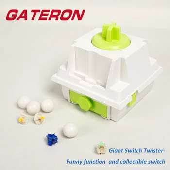 GATERON САМ Модерен гаражно комплект Гигант преминете Twister Gacha Machine Mystery Box Забавна функция, сценичен коллекционный ключ