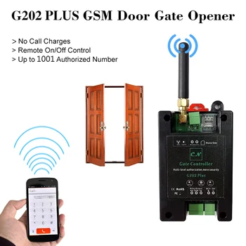 GSM Устройство за отваряне на врата порта за Дистанционно включване/изключване на релейного ключ, дистанционно управление на Достъпа до врати, безжично устройство за отваряне на врати за безплатно повикване на SMS-команди