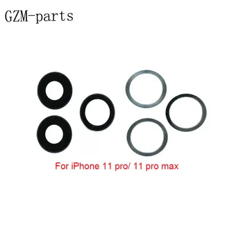 GZM-резервни части, 20 бр/лот, най-Високо качество, За iPhone 11 Pro Max, а на Задната Камера, Стъклени лещи, с Рамка Стикер, Самозалепващи се Резервни Части