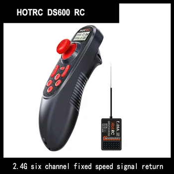 Hotrc Ds600 с дистанционно управление на 2,4 g, шестиканальная до косачка с обратна връзка по сигнал на напрежение постоянна скорост