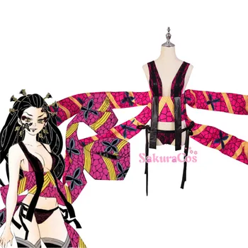 Kimetsu No Yaiba Demon Slayer Daki, cosplay-костюми, бикини, униформи, Костюми за Хелоуин, за жени, елегантна рокля за парти