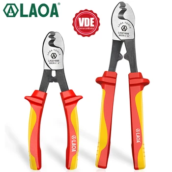 LAOA Кабелен нож с изолация, Ножици, които са Устойчиви към въздействието на 1000 В Taser за източване на кабели, Многофункционални ножици, ръчни инструменти,