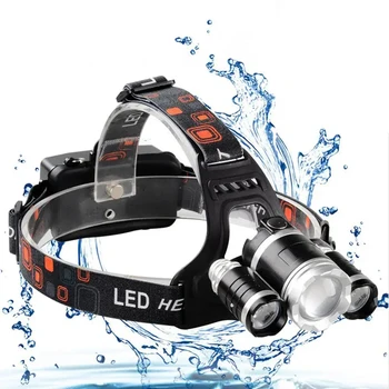 Led налобный фенер със силно осветление, сензор за движение, супер ярък главоболие фенер, USB Акумулаторна главоболие фенер за риболов, преносим фенер за къмпинг